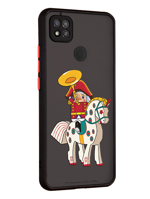 Противоударный чехол для Xiaomi Redmi 9C "Щелкунчик: На коне"