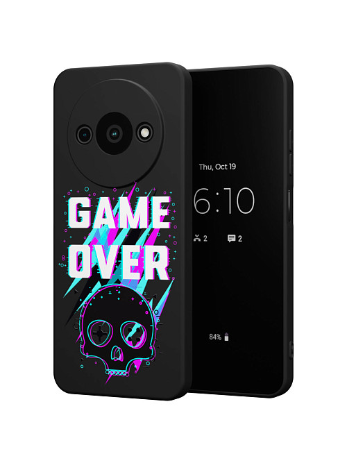 Силиконовый чехол для Xiaomi Redmi A3 "Game over"