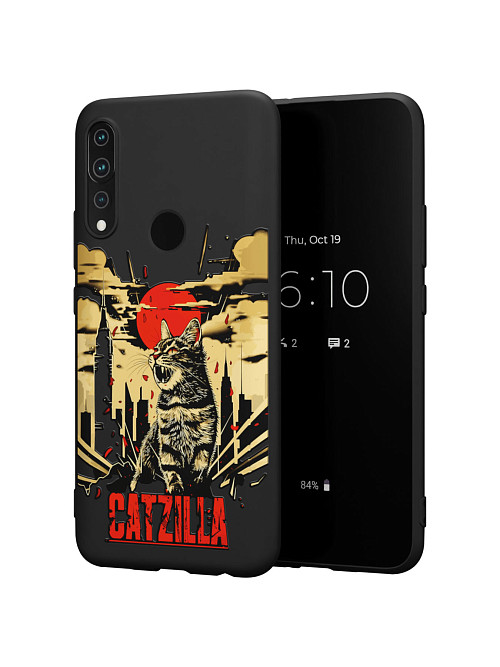 Силиконовый чехол для Huawei Y9 Prime (2019) "Catzilla"