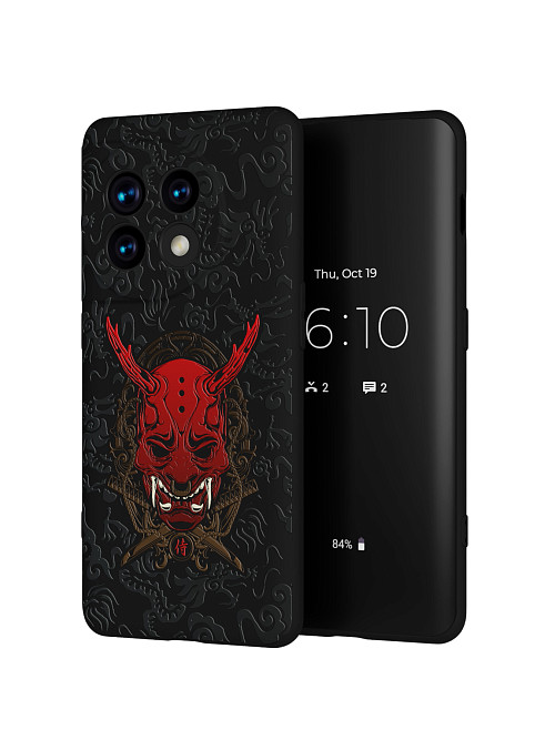 Силиконовый чехол для OnePlus 11 Red Oni mask