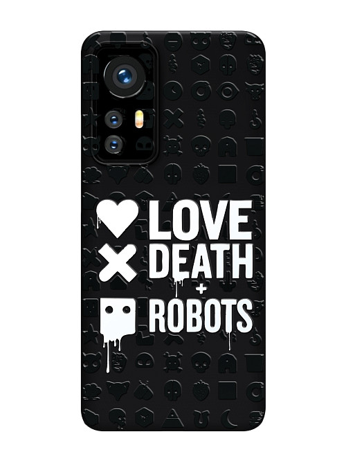 Силиконовый чехол для Xiaomi 12 Pro Любовь Смерть Роботы