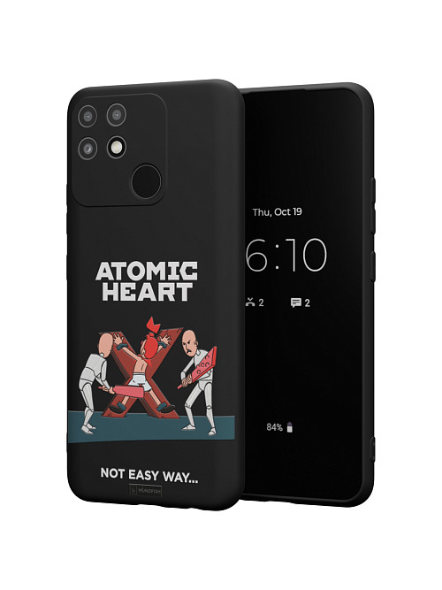 Силиконовый чехол для Realme Narzo 50A "Atomic Heart: Not Easy Way"