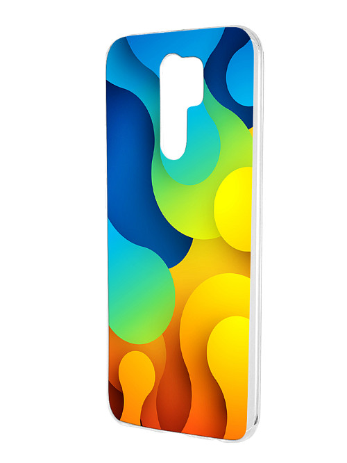 Силиконовый чехол для Xiaomi Redmi 9 "Яркая абстракция"