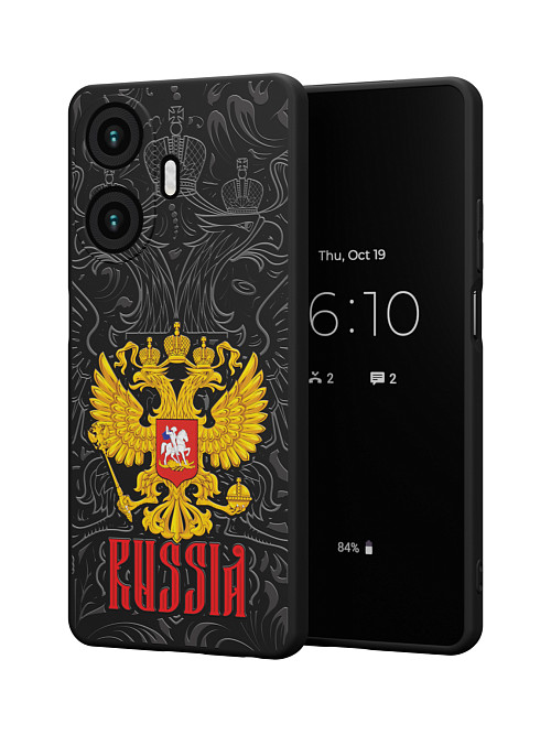 Силиконовый чехол для Realme C55 "Россия"