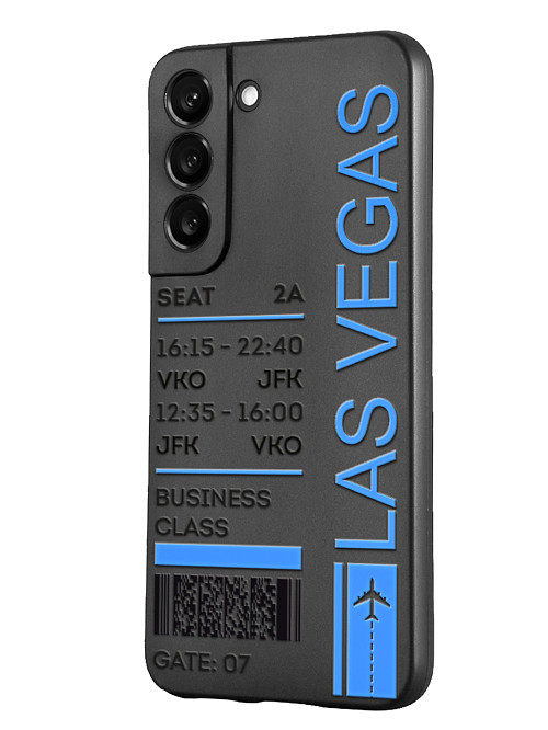 Силиконовый чехол для Samsung Galaxy S22 (5G) Билет в Лас-Вегас