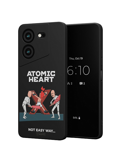 Силиконовый чехол для Tecno Pova 5 (4G) "Atomic Heart: Not Easy Way"