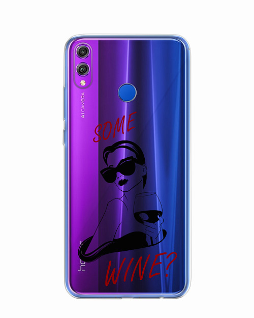 Силиконовый чехол для Honor 8X "Вина?"