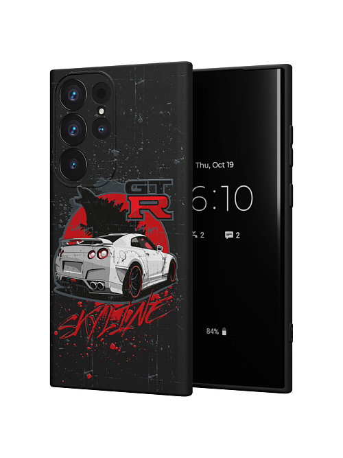 Силиконовый чехол для Samsung Galaxy S23 Ultra "Nissan SKYLINE GTR"