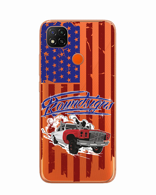 Силиконовый чехол для Xiaomi Redmi 9C Muscle car