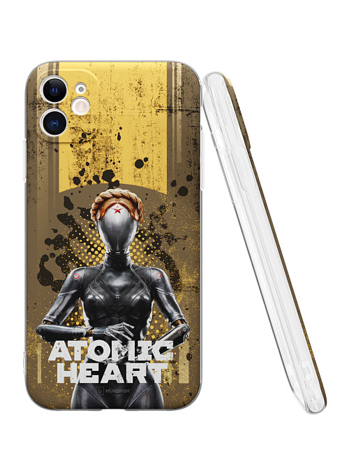 Силиконовый чехол для Apple iPhone 11 "Atomic Heart: Левая близняшка"