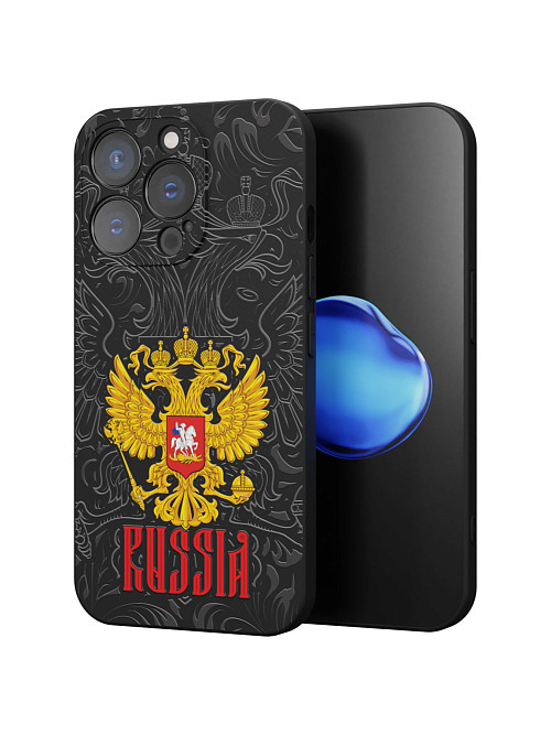 Силиконовый чехол для Apple iPhone 14 Pro "Россия"