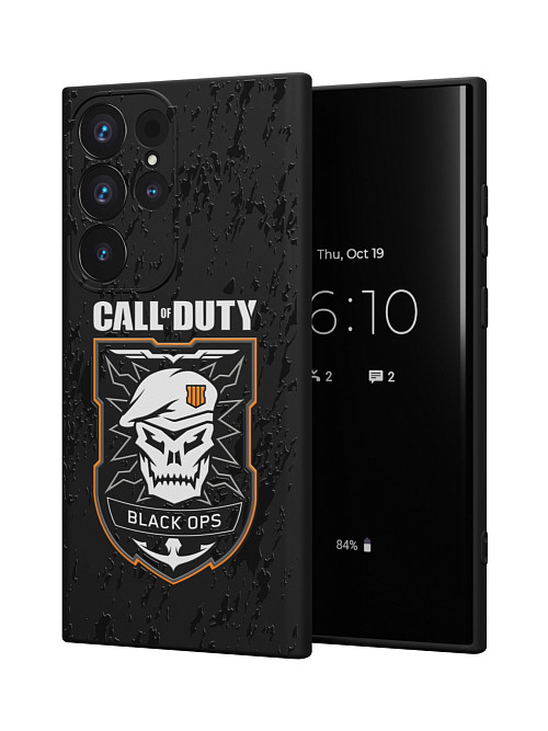 Силиконовый чехол для Samsung Galaxy S23 Ultra "NOVEL: Call of Duty"