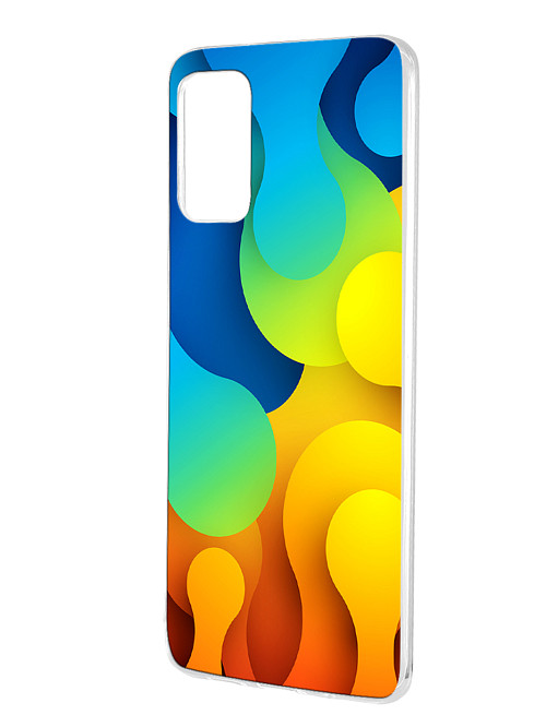 Силиконовый чехол для Samsung Galaxy S20 Plus Яркая абстракция