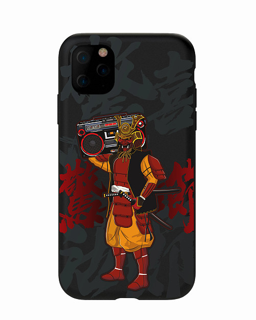 Силиконовый чехол для Apple iPhone 11 "Boombox Samurai"