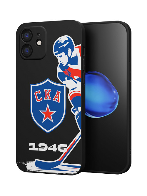 Силиконовый чехол для Apple iPhone 12 "СКА: Игрок 1946"