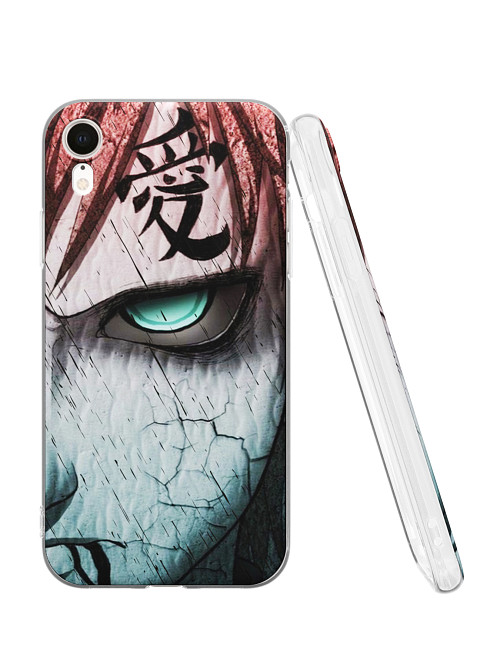 Силиконовый чехол для Apple iPhone Xr "Naruto Shippuden - Gaara grimm face"