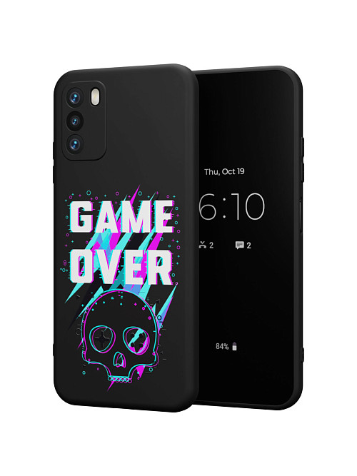 Силиконовый чехол для Poco M3 "Game over"