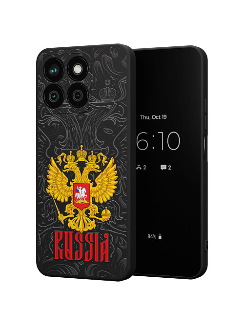 Силиконовый чехол для Honor X8b "Россия"