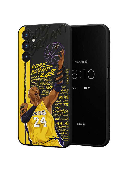 Силиконовый чехол для Samsung Galaxy A25 (5G) "NOVEL: Kobe Bryant"