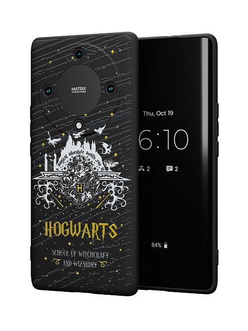 Силиконовый чехол для Honor Magic 5 Lite (5G) "NOVEL: Хогвартс"