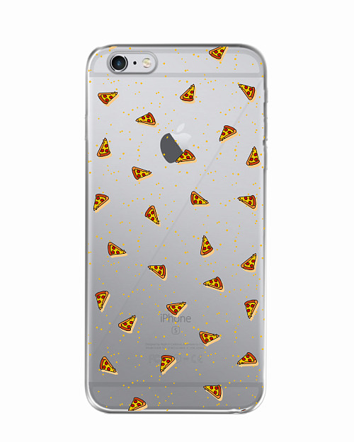 Силиконовый чехол для Apple iPhone 6S Plus Пицца