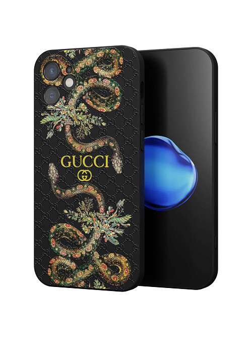 Силиконовый чехол для Apple iPhone 12 mini "NOVEL: Gucci"