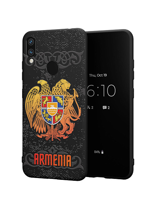 Силиконовый чехол для Xiaomi Redmi Note 7 Pro "Герб Армении"