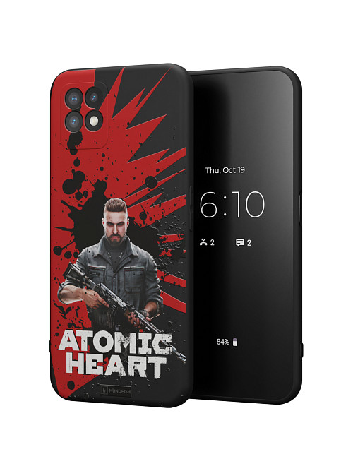 Силиконовый чехол для realme Narzo 50/realme 8i "Atomic Heart: Майор Нечаев"