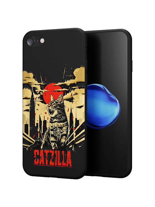 Силиконовый чехол для Apple iPhone 8 "Catzilla"