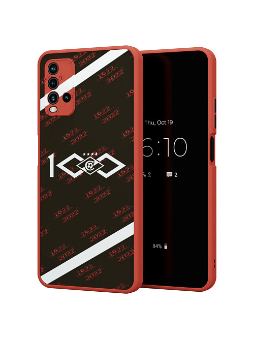 Противоударный чехол для Xiaomi Redmi 9T "Спартак - вперед!"