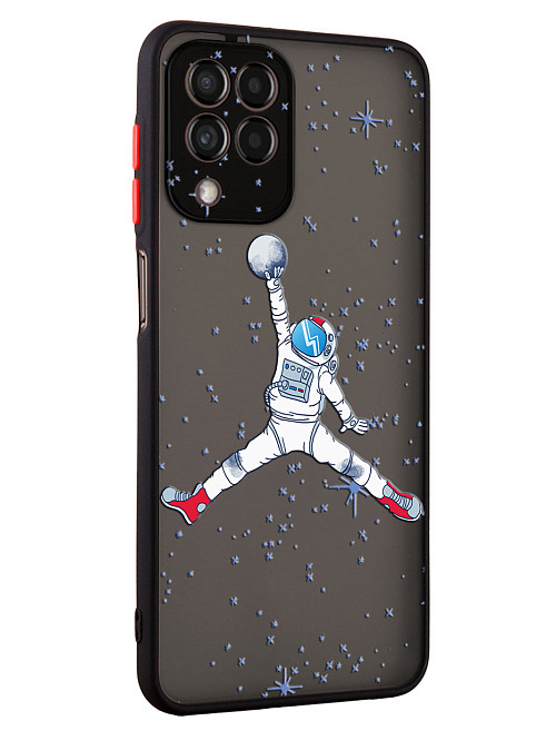 Противоударный чехол для Samsung Galaxy M33 (5G) "Космический баскетбол"