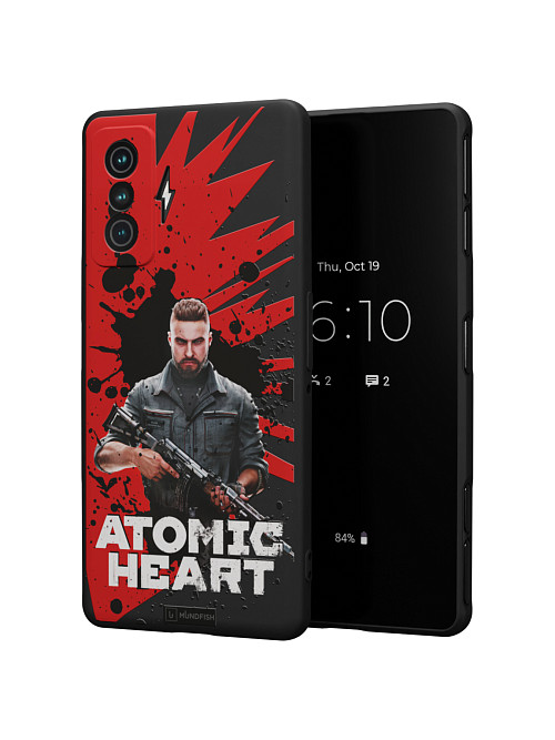 Силиконовый чехол для Xiaomi Redmi K50 Gaming Edition "Atomic Heart: Майор Нечаев"