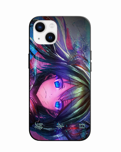 Силиконовый чехол для Apple iPhone 13 Hatsune Miku