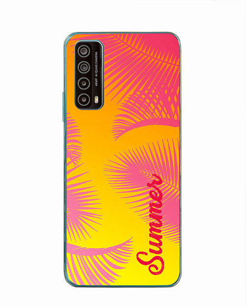 Силиконовый чехол для Huawei P Smart (2021) "Summer"