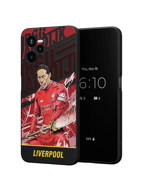 Силиконовый чехол для Realme C35 "NOVEL: Liverpool"