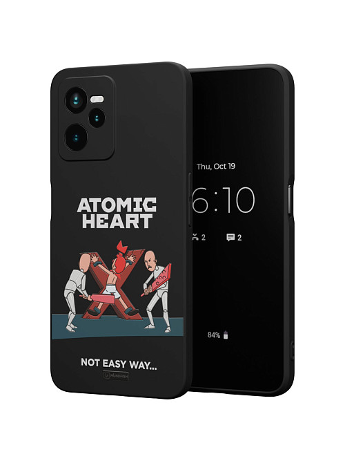 Силиконовый чехол для realme C35 "Atomic Heart: Not Easy Way"