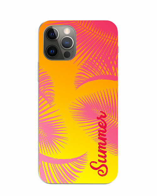 Силиконовый чехол для Apple iPhone 12 "Summer"