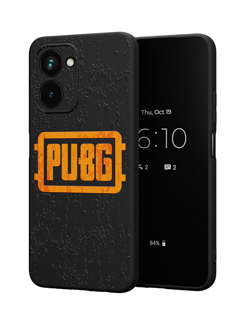 Силиконовый чехол для realme C33 "NOVEL: PUBG"