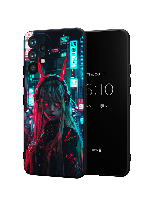 Силиконовый чехол для Samsung Galaxy A53 (5G) "Кибер девочка"