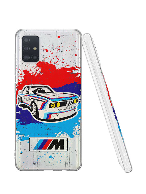 Силиконовый чехол для Samsung Galaxy A51 (4G) "BMW"