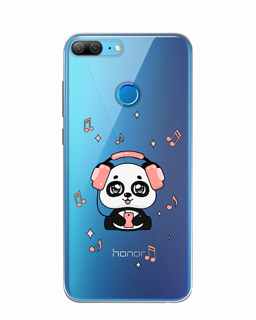 Силиконовый чехол для Honor 9 Lite Музыкальная панда