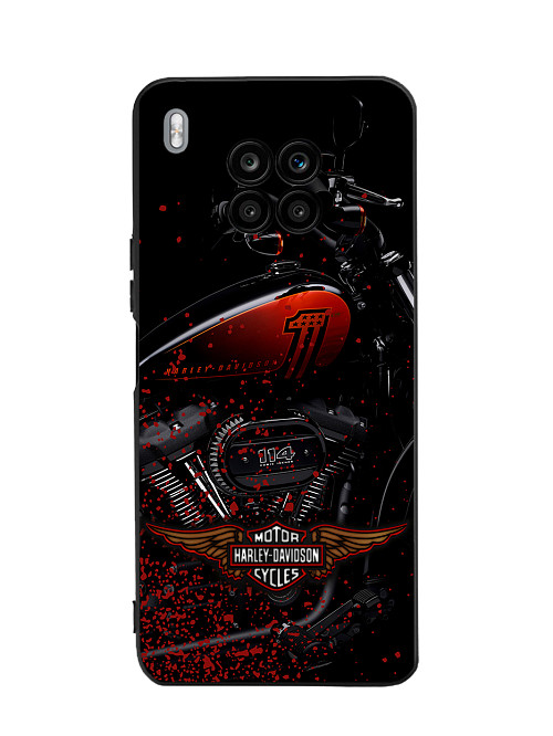 Силиконовый чехол для Huawei Nova 8i Мотоцикл Harley-Davidson