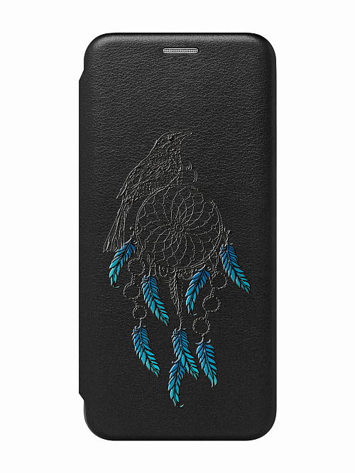 Чехол книжка для Samsung A54 (5G) "Птица Ловец снов"