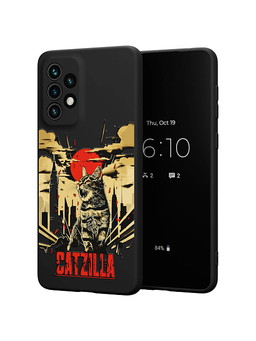 Силиконовый чехол для Samsung Galaxy A33 (5G) "Catzilla"