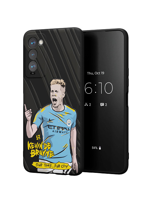 Силиконовый чехол для Tecno Camon 18 "NOVEL: Kevin de Bruyne"