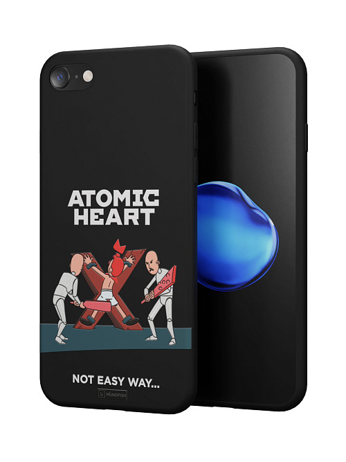 Силиконовый чехол для Apple iPhone SE (2020) "Atomic Heart: Not Easy Way"