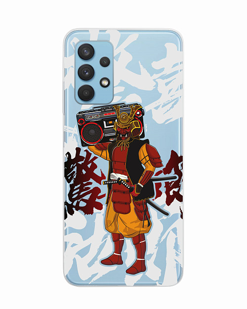 Силиконовый чехол для Samsung Galaxy A32 (4G) "Hip-hop Samurai"