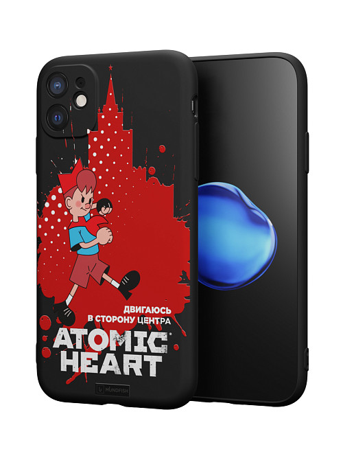 Силиконовый чехол для Apple iPhone 11 "Atomic Heart: В сторону центра"