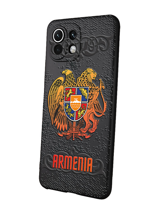 Силиконовый чехол для Xiaomi Mi 11 Lite "Герб Армении"