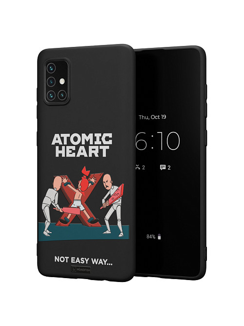 Силиконовый чехол для Samsung Galaxy A71 "Atomic Heart: Not Easy Way"